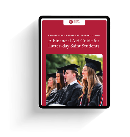 SVU Scholarships + FinAid eBook mockup 1