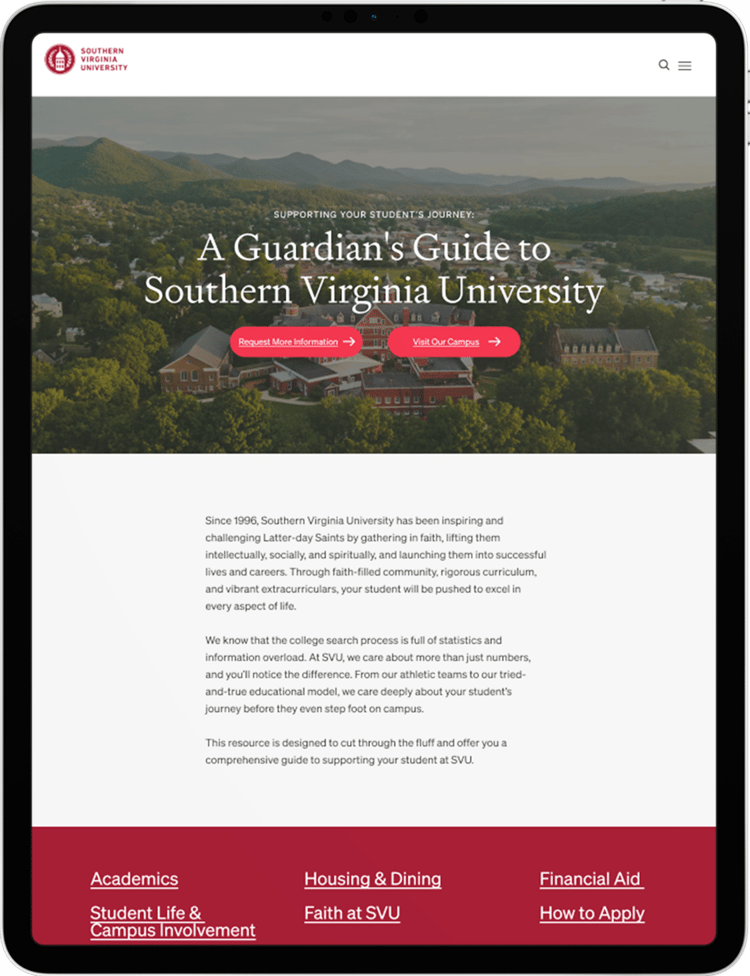 eBook mockup SVU Parent and Community eBook mockup SVU Parent and Community