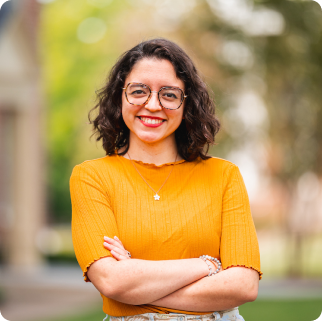 Headshot of SVU 2025 Graduate; Susie Falconer  Headshot of SVU 2025 Graduate; Susie Falconer